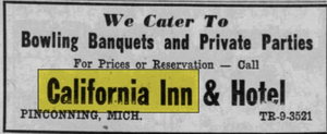 California Inn - Apr 06 1956 Article (newer photo)